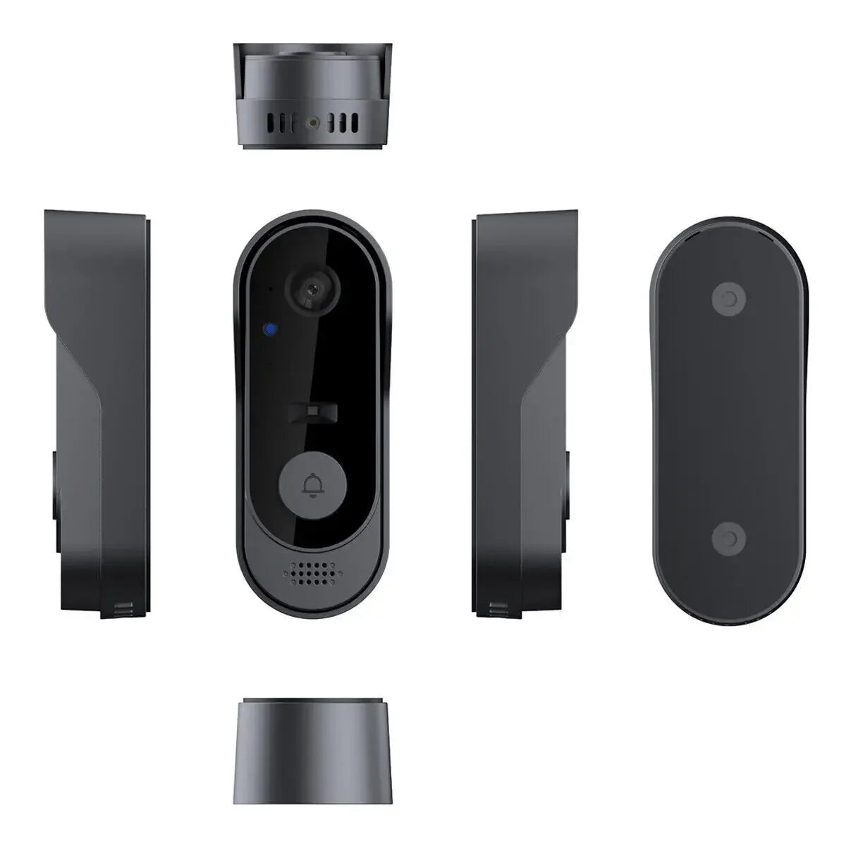 Doorbell side profile and slim design