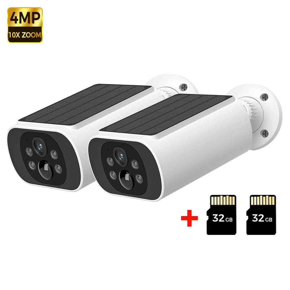 Caméra de sécurité WiFi extérieure solaire 4MP HY-SO400-B