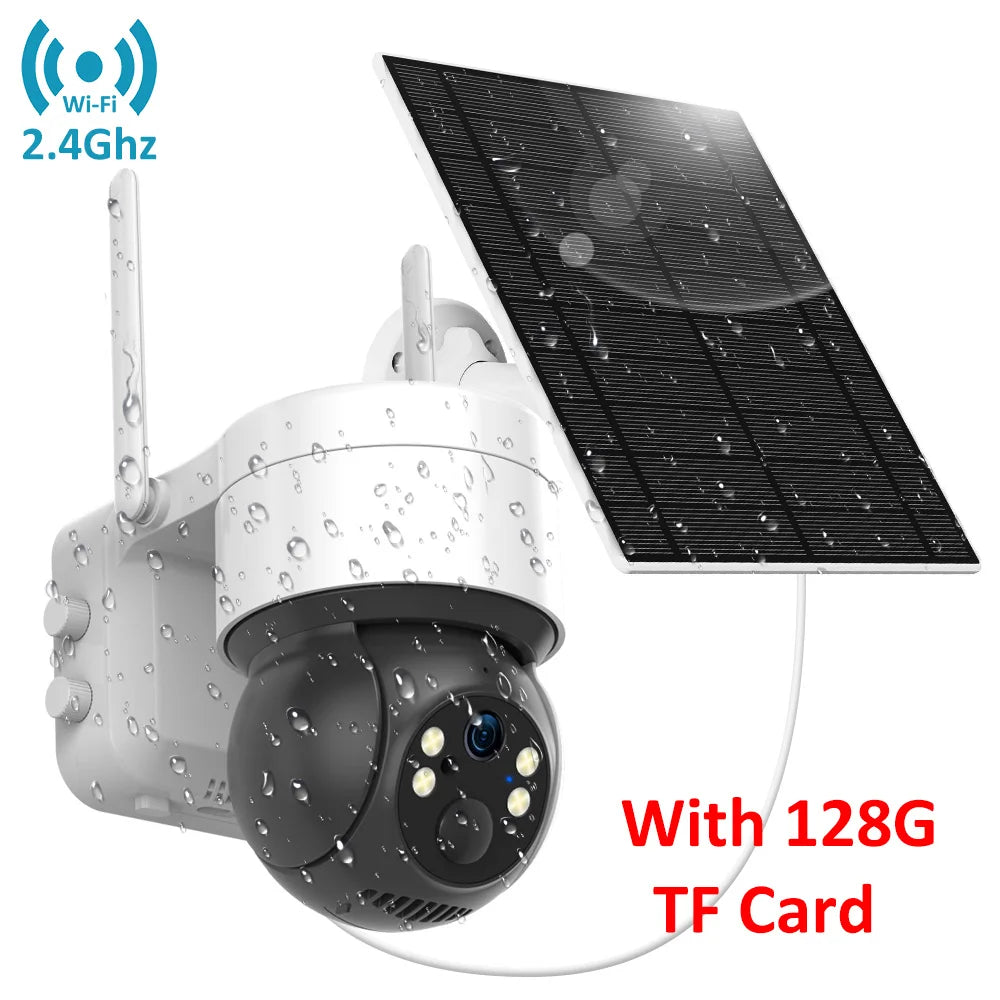 HY-SO300-TU 3MP Tuya Solar PTZ Camera 4G/WiFi