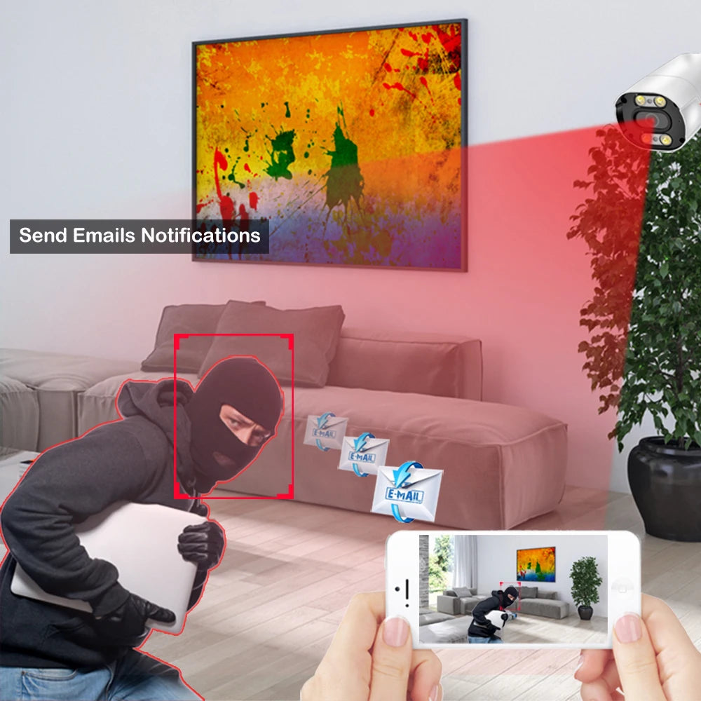 HoweYi HY-PS800-E NVR 4K live view on monitor display effect