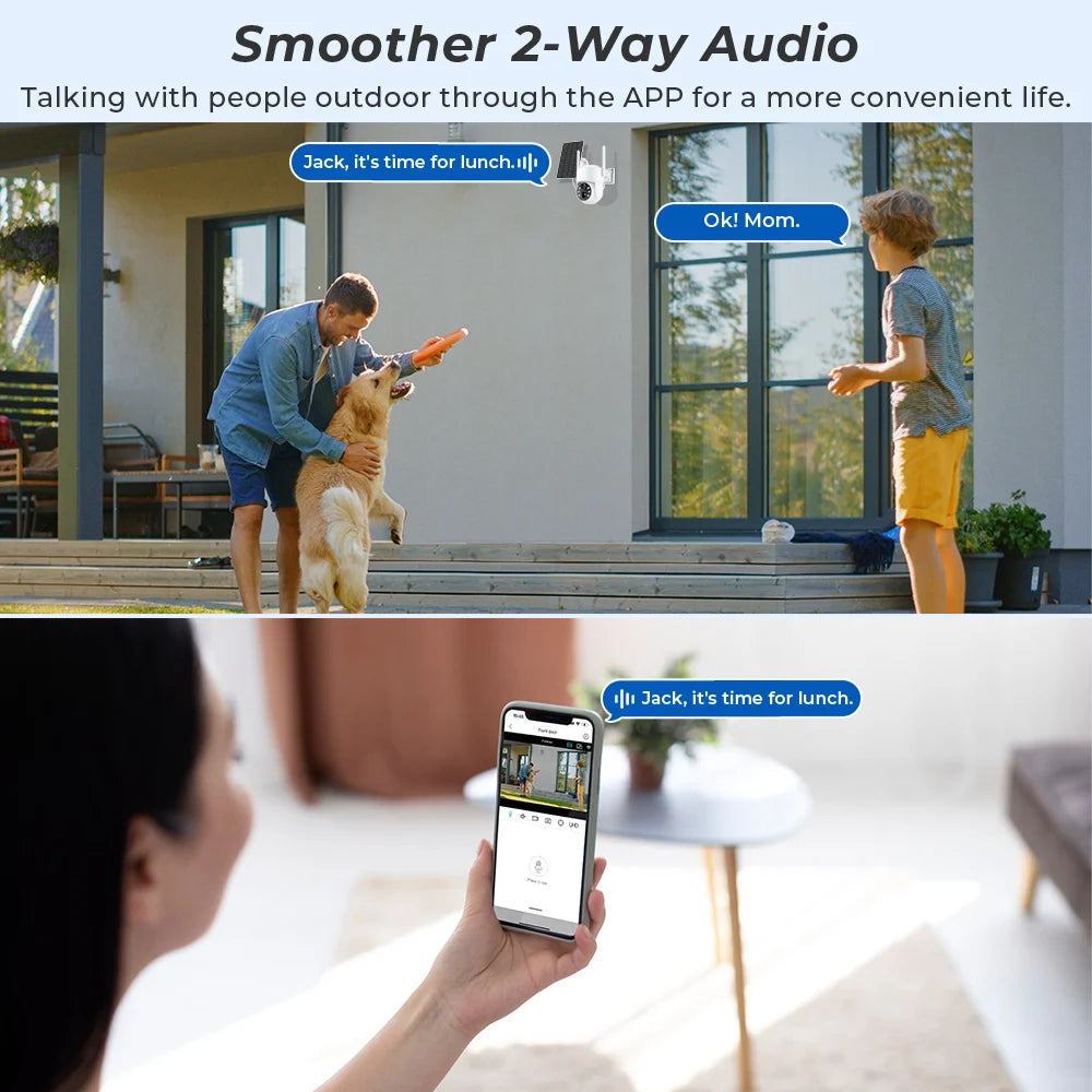 HoweYi HY-SO400 camera two way audio intruder warning demo